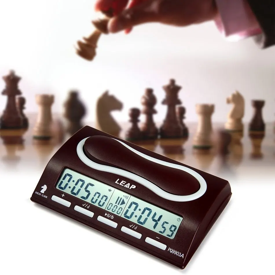 

LEAP PQ9903A Многофункциональные цифровые шахматные часы Wei Chi с обратным отсчетом, шахматный будильник, таймер для игры