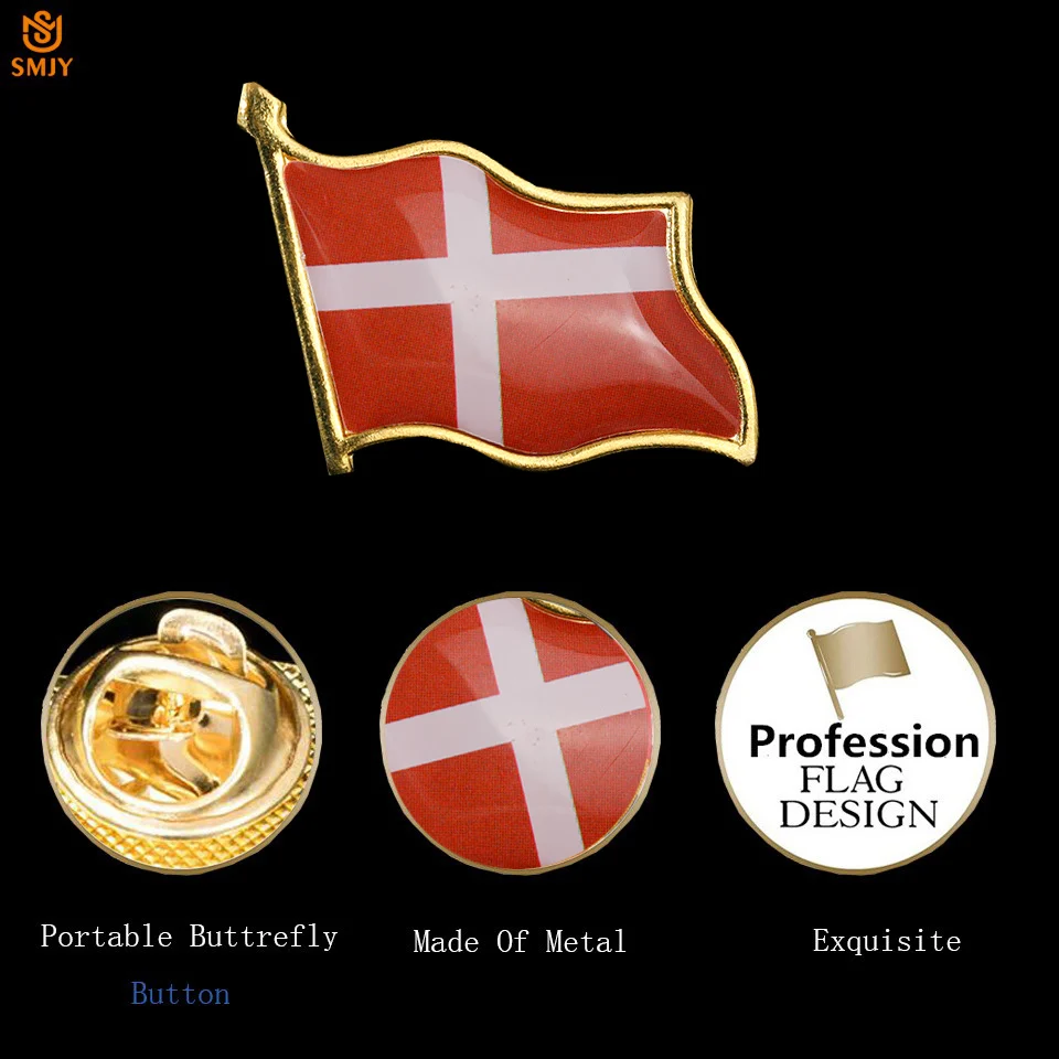 Женская белая брошь в виде флага из эпоксидной смолы|Булавки и значки| |