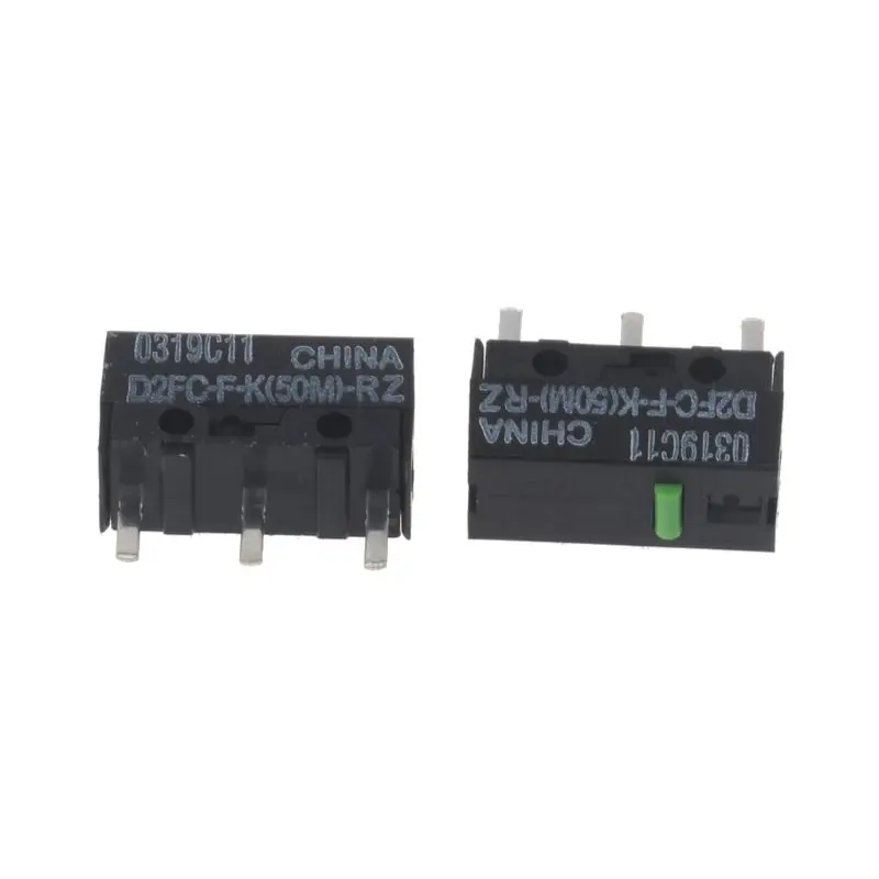 2Pcs Original OMRON Mouse Micro Switch D2FC-F-K(50M)-RZ Green Dot 50 Millions click lifetime for Razer | Компьютеры и офис