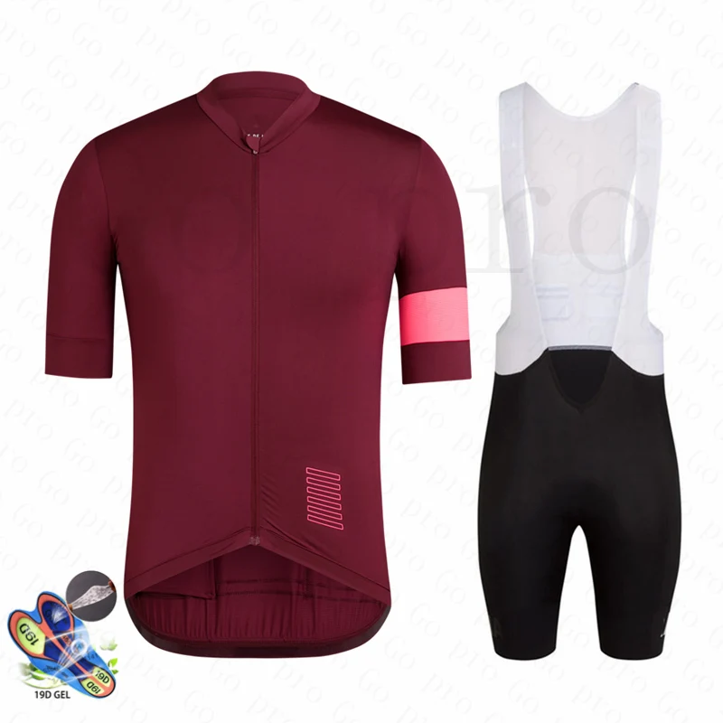 

Raphaing Quick-drying Bicycle Jersey for Men Quick-pass Summer Bicycle Clothes Cycling Equipment Jerseys Gel Bike Shorts Set