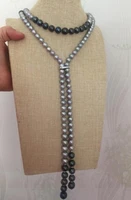 jewelry new design south sea round multicolor pearl necklace 48inch