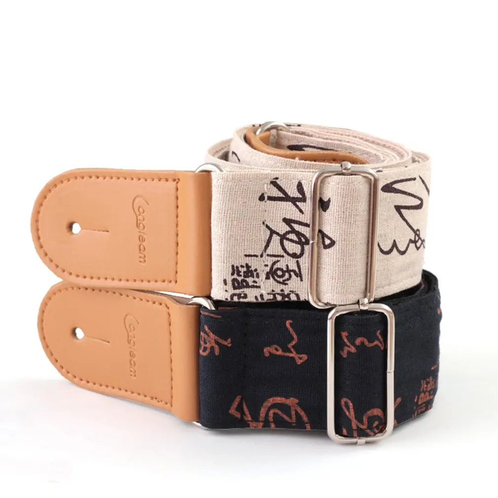 Gs 81 кожаный ремешок для гитары Электрический басовый Расширенный толстый