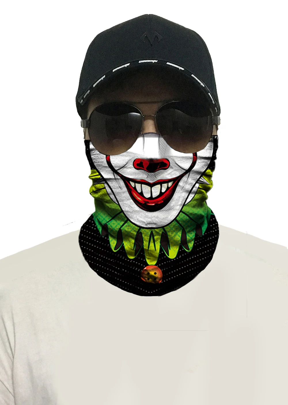 3D Маскарадная маска на Хэллоуин Балаклава мотоцикл езда велосипеде шейный