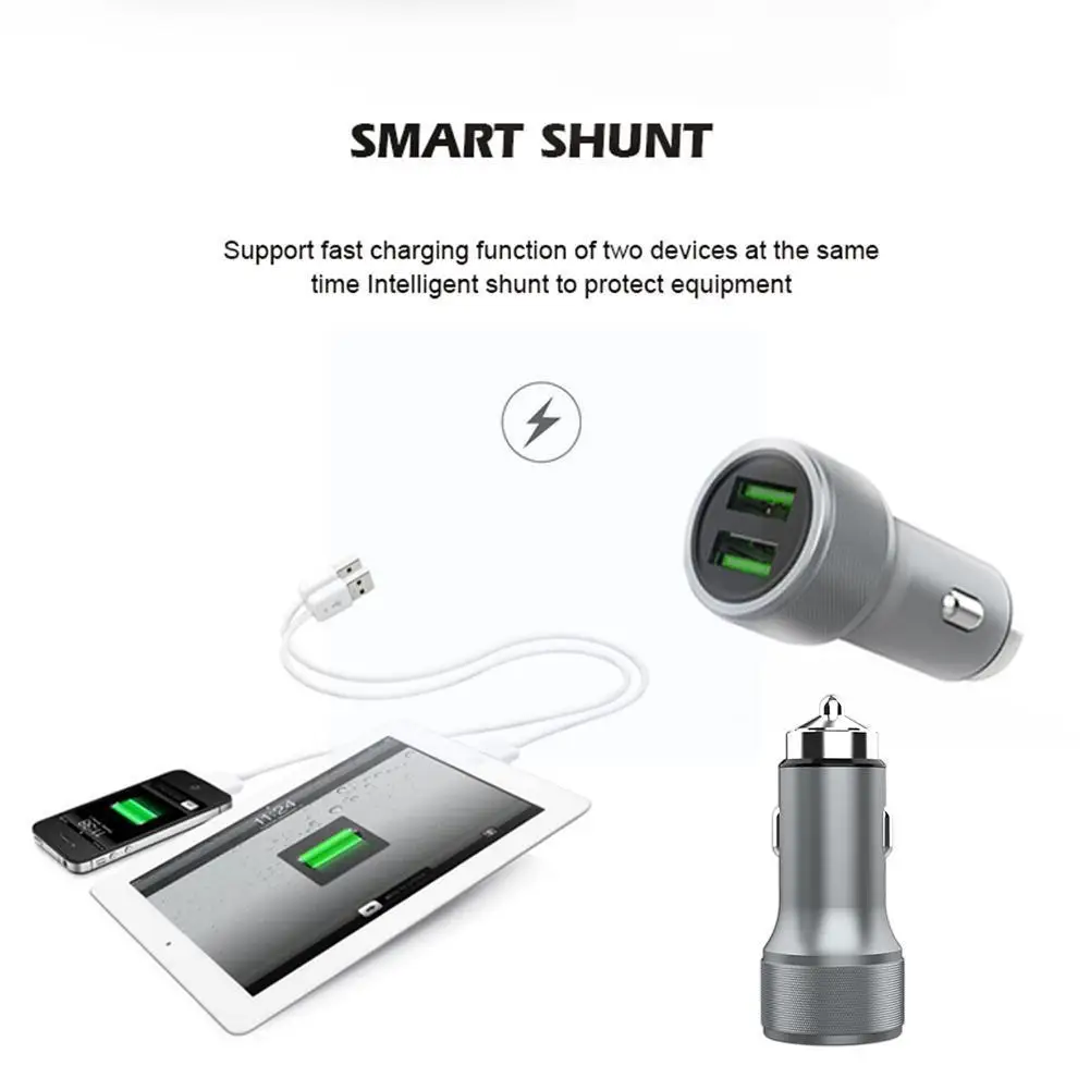 

30W USB Car Charger Quick Charge On Board Fast Car Charger Charger Car Charging Display Digital Intelligent L2M6
