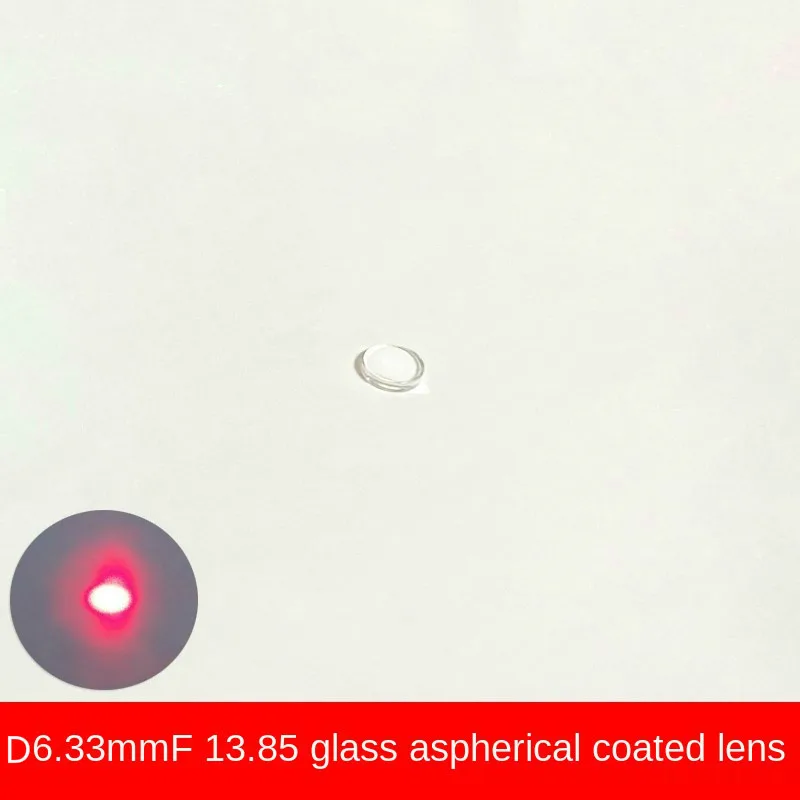 

D6.33 Focal Length F13.85 Laser Module Focusing Lens Aspheric Collimating Lens Transmitting Tube Coating Lens
