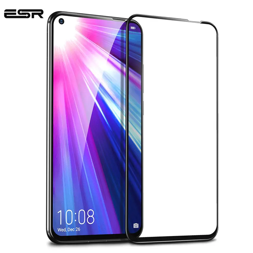Закаленное стекло ESR для Huawei Honor V9/10/20 P9/10 Plus полное покрытие защита от Bluy Ray тонкое