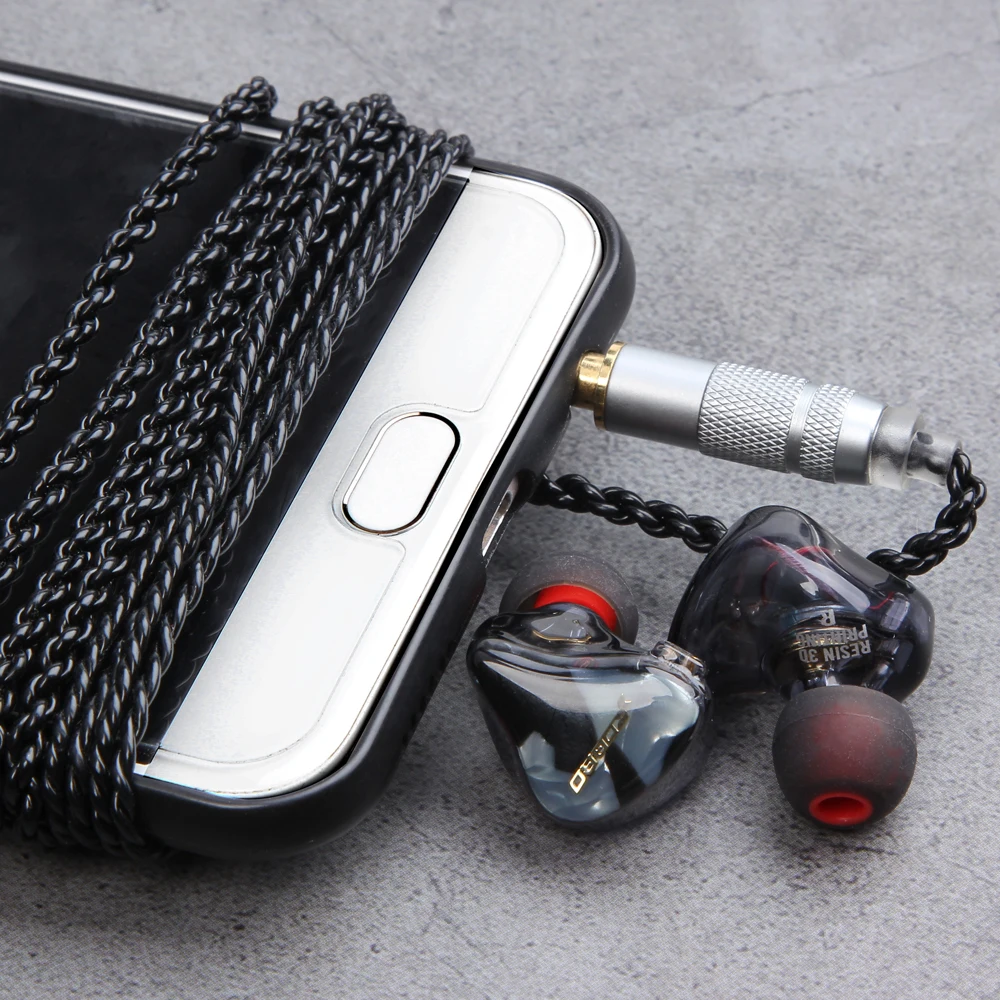 Модернизированный кабель для наушников FDBRO 2 5/3 5 мм посеребренный медный провод