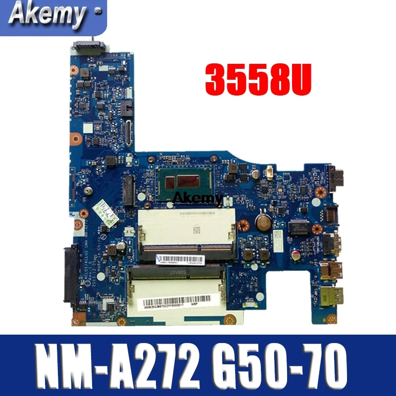 G50 70 материнская плата для ноутбука Lenovo 70M Z50 ACLU1/ACLU2 NM A272 3558U|Материнские платы| |