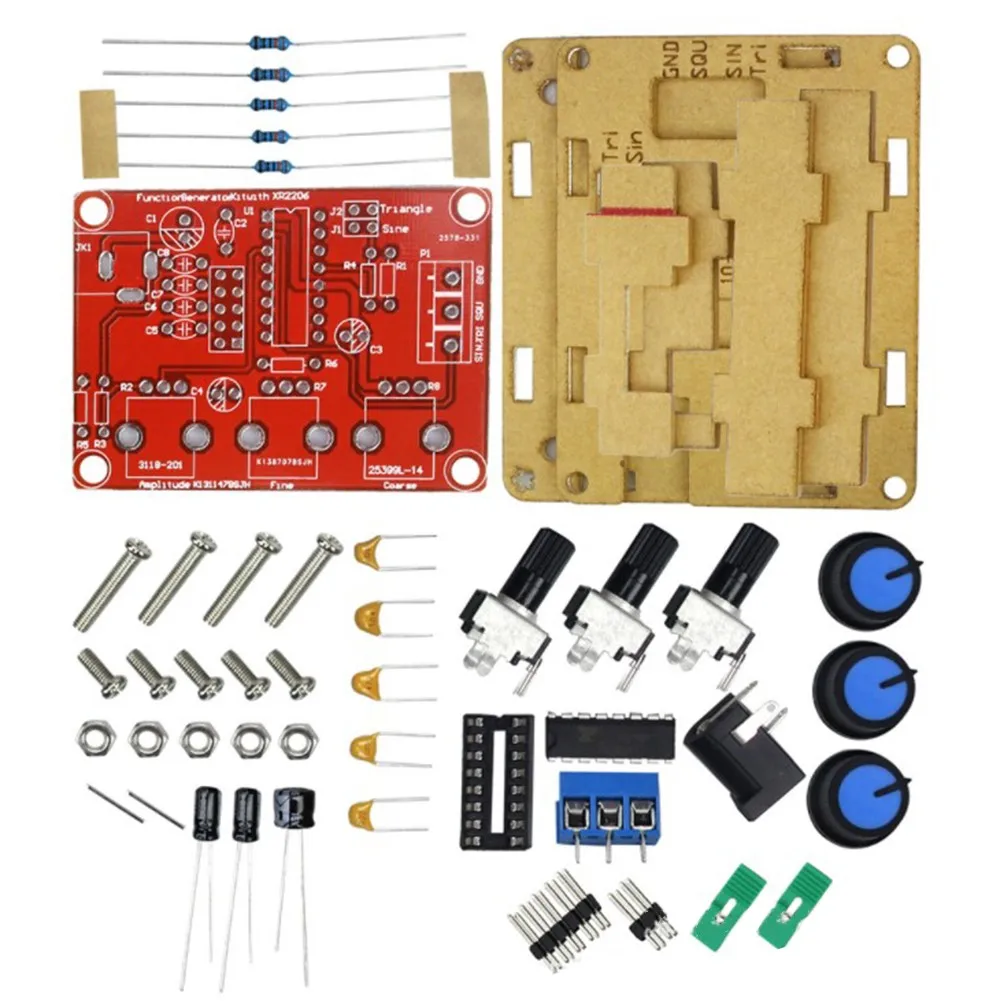 Function Signal Generator DIY Kit Sine/Triangle/Square Output 1Hz-1MHz Adjustable Frequency Amplitude | Инструменты