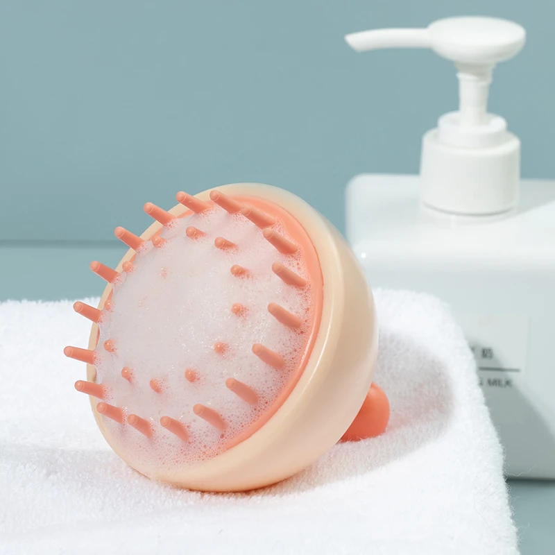 

Креативная щетка для мытья волос, наборы аксессуаров для ванной, портативная мягкая щетка из силикагеля, массажная расческа, домашний аксес...