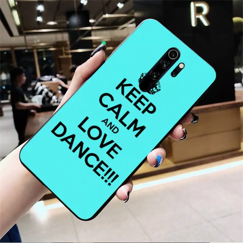 YJZFDYRM I Love Dance Coque Shell чехол для телефона Redmi Note 9 8 8T 8A 7 6 6A Go Pro Max K20|Бамперы| |