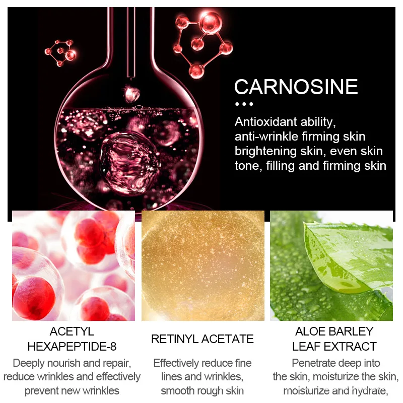 

Hexapeptide Anti-aging Cream Replenish Collagen Repair And Firm The Skin Brighten The Complexion Dry Wrinkle Moisturizing Facial