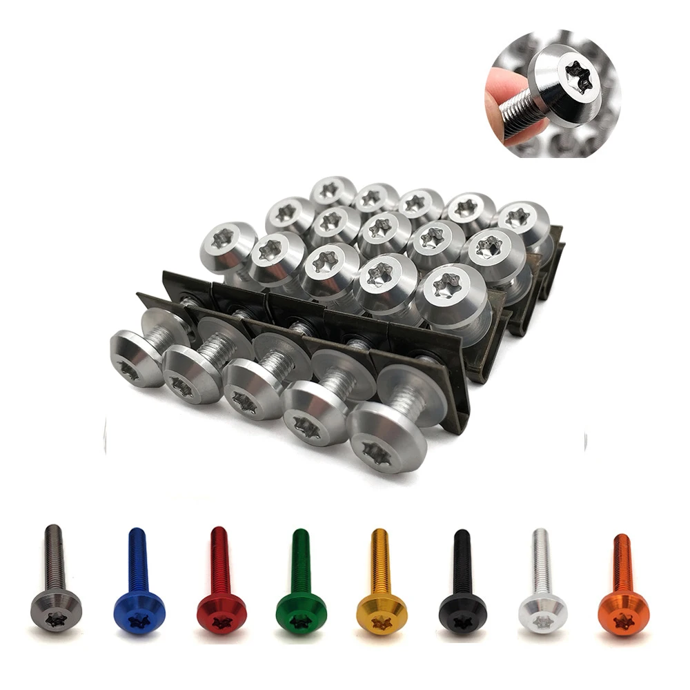 Универсальные винты для обтекателя мотоцикла крепежные зажимы комплект