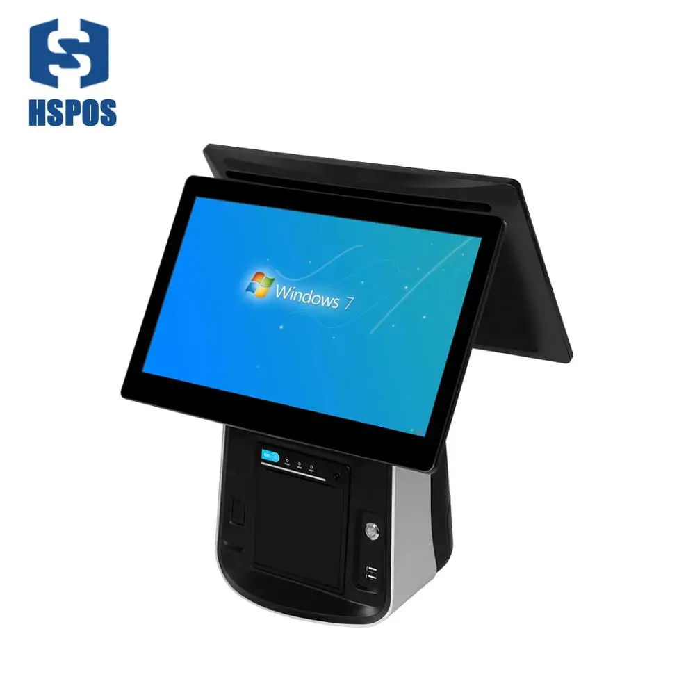 Hspos I3 Dual Screen Pos 4G 64Ssd With 58Mm Printer R19-2 | Компьютеры и офис