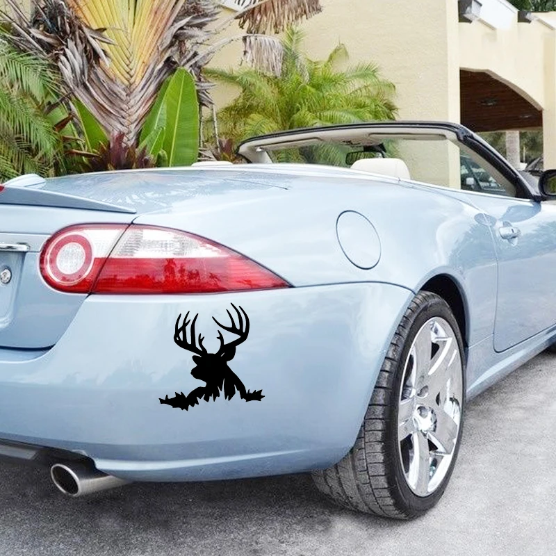 Виниловые Стикеры для автомобиля с изображением лося привлекательные