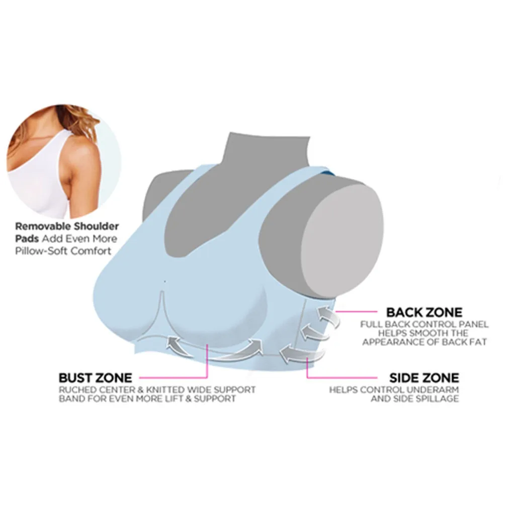 Новинка 2019 Женский Регулируемый спортивный бюстгальтер с застежкой спереди