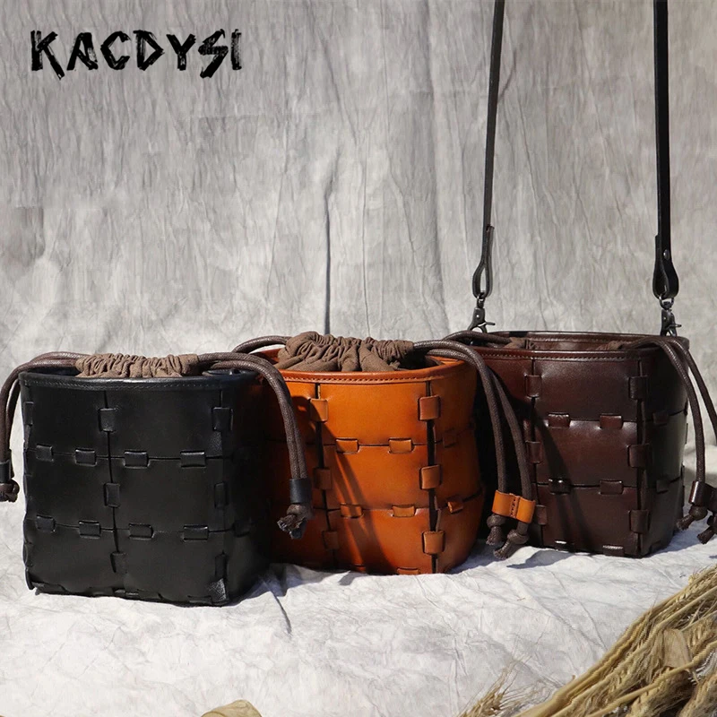 Ручная дизайнерская женская сумка на одно плечо из натуральной кожи винтажная