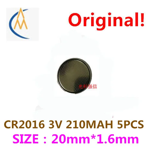 Литиевая батарея таблеточного типа cr2016 5 шт. 3 в | Канцтовары для офиса и дома