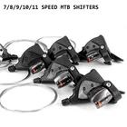 7891011 Скорость MTB велосипедный переключатель рычаг переключения передач 2124273033s триггер левый и правый переключения для Запчасти m4000 m370 m430 m590