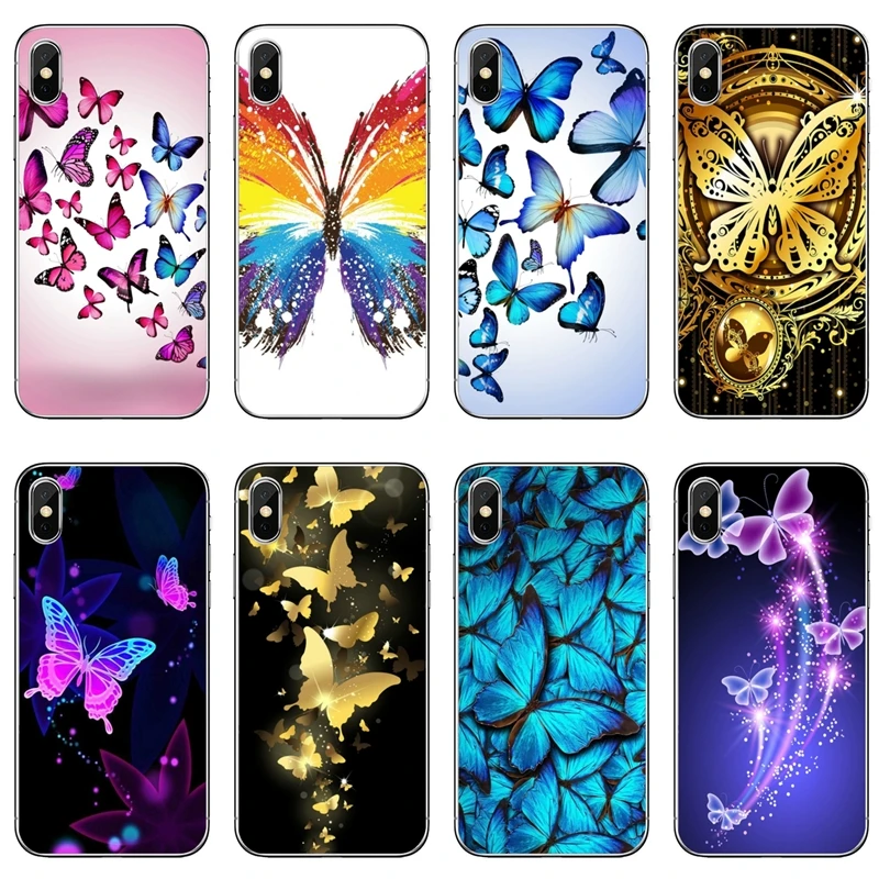 Яркая Цветная Бабочка для Huawei Mate 20 10 9 P30 P20 P10 P9 pro Lite P Smart plus 2019 аксессуары чехол