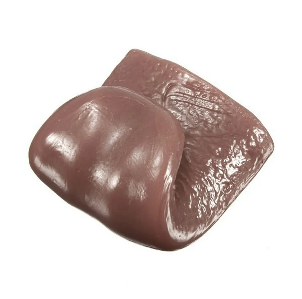 Поддельные язычки Волшебные трюки Смешные крупным планом магия ужасный язык