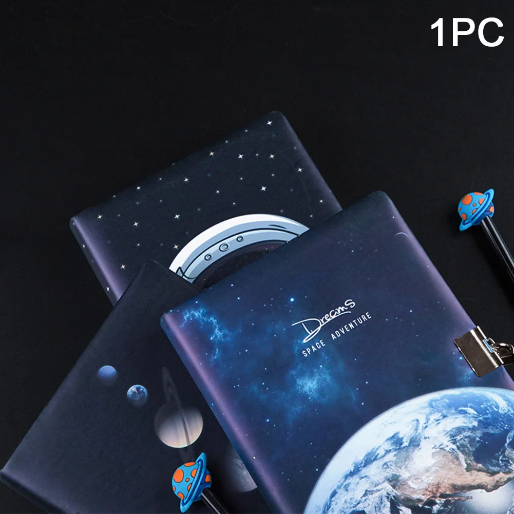 A5 ленточная Закладка студентов дневник Тетрадь с Lock твёрдая обложка для дневника