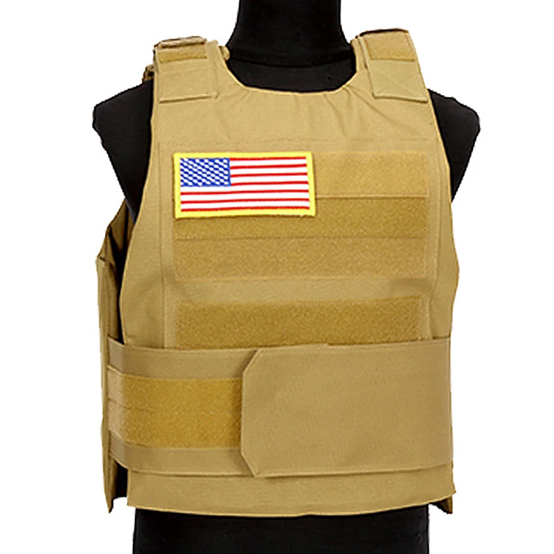 Khaki Тактический жилет амфибия военный Молл жилет боевой штурм многофунциональный жилет CS открытый охотничий защитный жилет - Цвет: Khaki