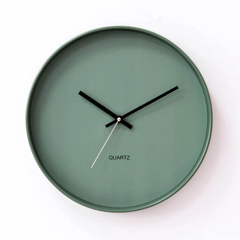 Креативные простые настенные часы в скандинавском стиле уникальные бесшумные