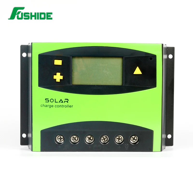 Солнечный контроллер pwm 50A/60A солнечное зарядное устройство с ЖК-дисплеем 12 В/24 В/48