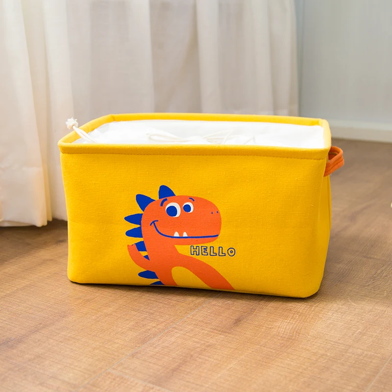 Корзина для хранения детских игрушек с динозавром корзина кулиской новый дизайн