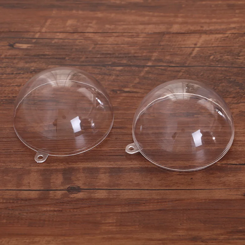 Рождественское украшение шарик анимационный фитинг прозрачный открывающийся