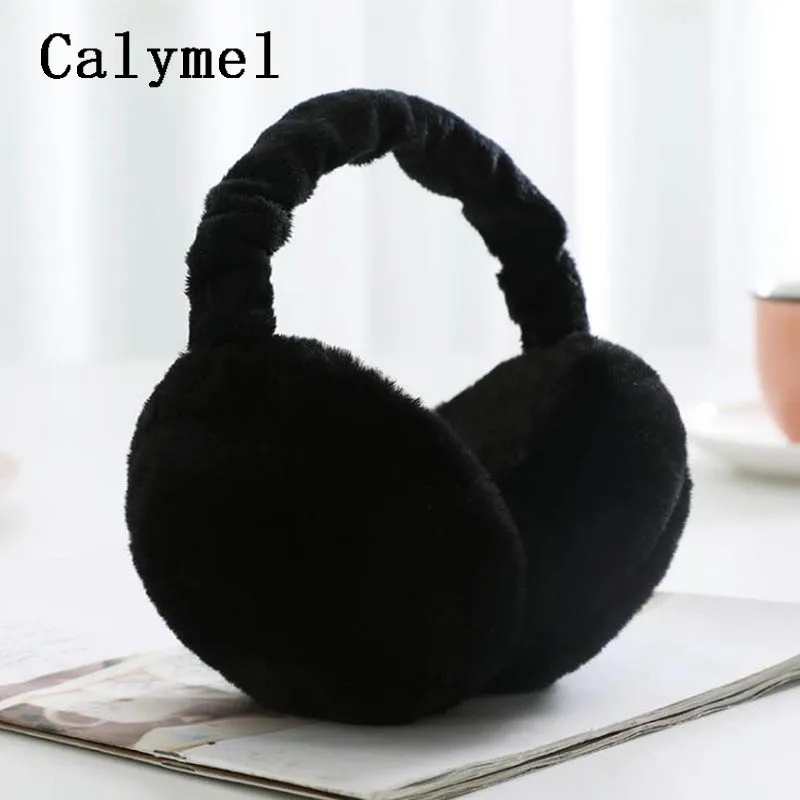 Calymel новые модные женские и девичьи меховые зимние ухо теплые наушники с