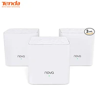 tenda nova mesh wifi system mw3 up to 3500 sq ft whole home coverage wifi router and extender replacement ac1200 mesh router
