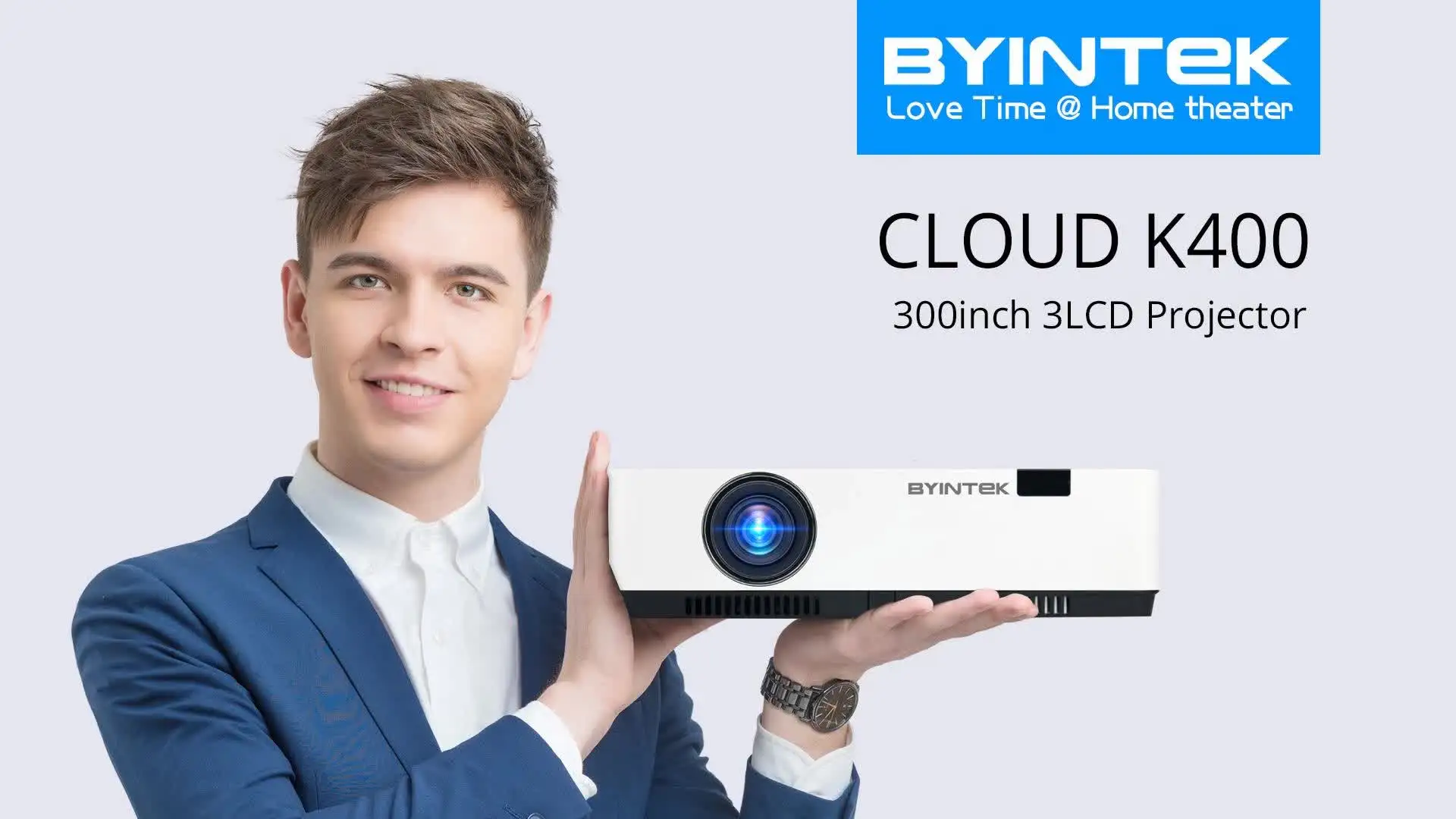 

Проектор дневного света BYINTEK K402 300 дюйма 10000 люмен для наружного 3D-видео 4K