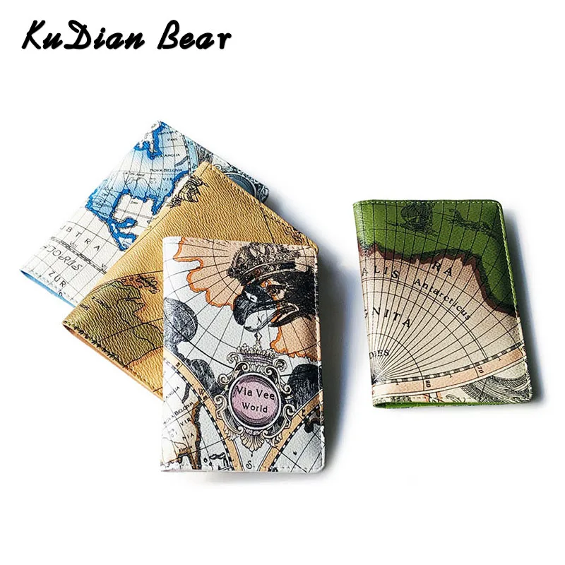 Дорожный Чехол для паспорта KUDIAN BEAR из искусственной кожи дизайнерская Обложка