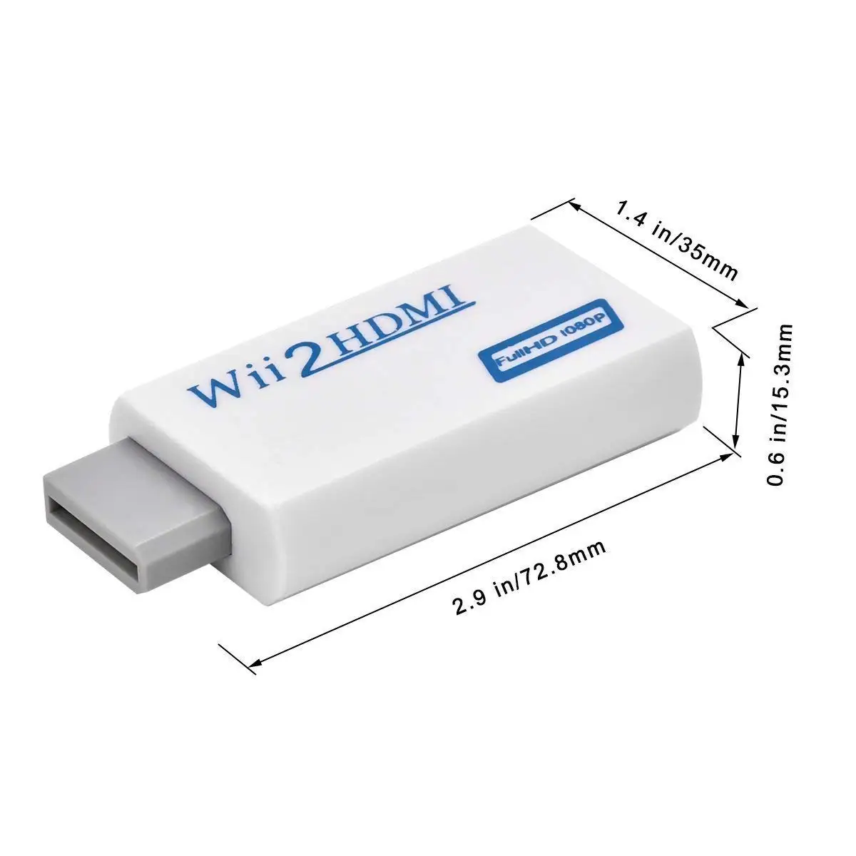 Переходник для Wii на HDMI с 5 футовым высокоскоростным кабелем Wii2HDMI переходник