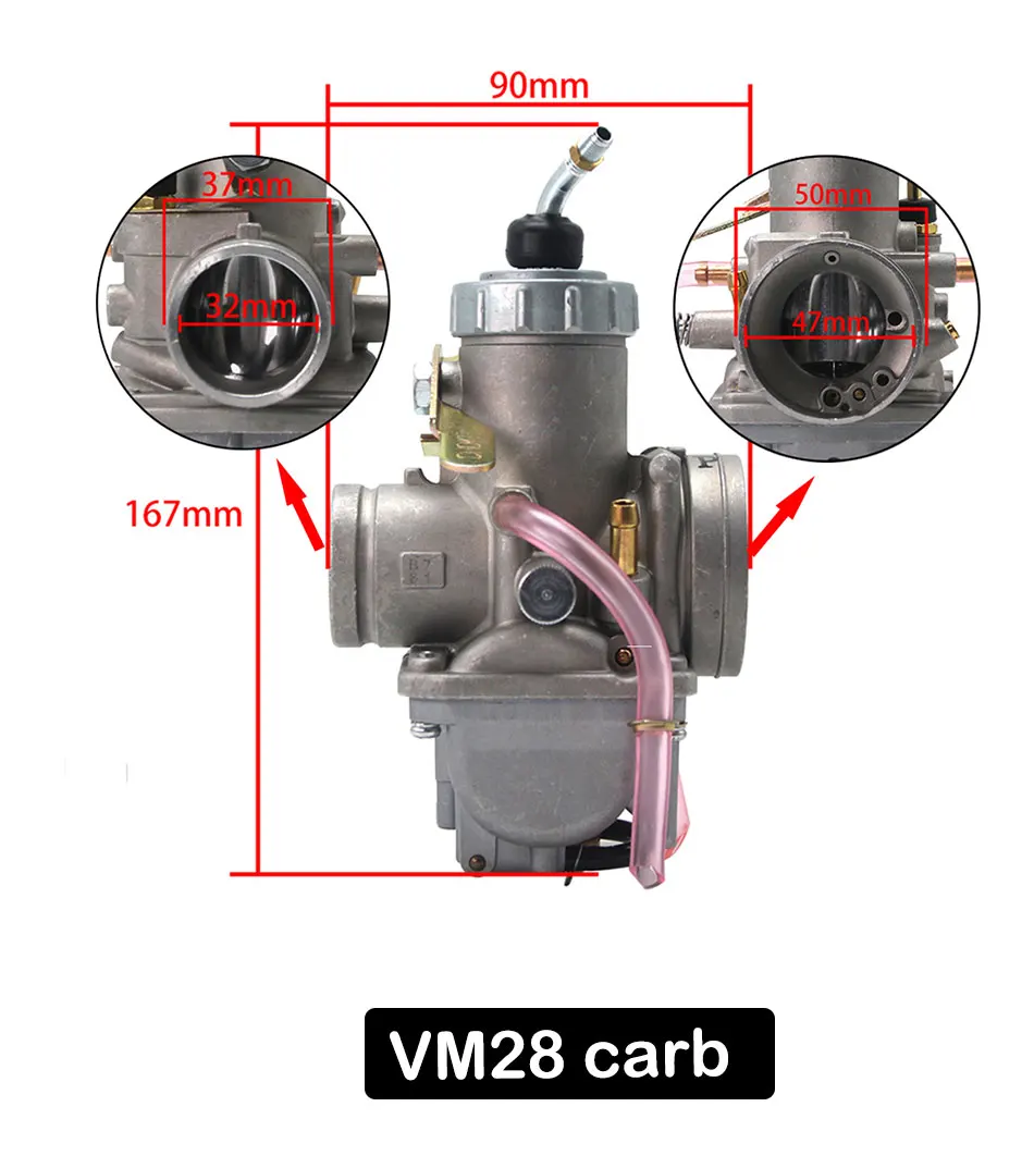 ZSDTRP VM16 VM22 VM26 VM28 DT125 Карбюратор карбюратор для мотоцикла Mikuni Грязь велосипед ямы ATV QUAD 70cc 90cc 110cc 250cc мотокросса