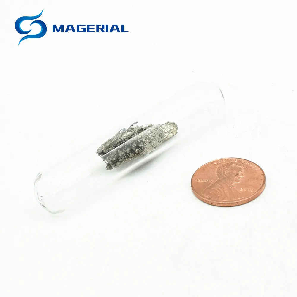 Аргон защищенный скандиум Металл для коллекции элементов 99.9% чистый Sc ручной работы Diy Хобби 1 г