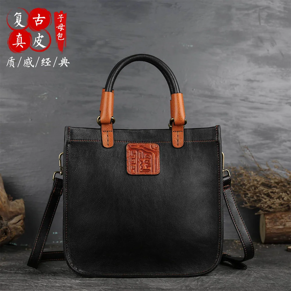 

2020 new style women's leather one shoulder slanting bag
