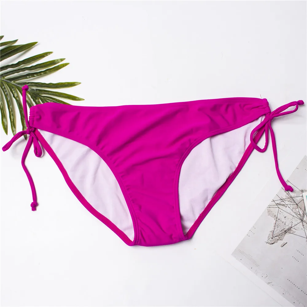 Женские однотонные сексуальные стринги S XXXL бикини танга бандажные женский