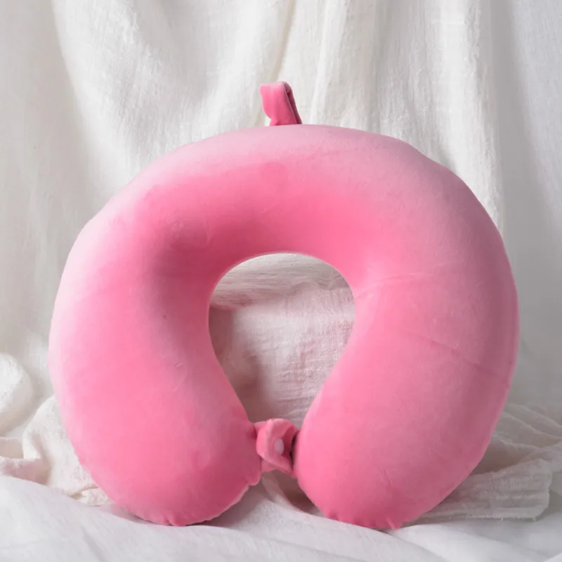 U образная подушка из пены с эффектом памяти медленно восстанавливающая форму