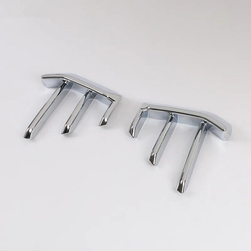 Car Styling Front Fog Lamp Frame Decoration Cover Trim Stickers 2Pcs For Audi Q3 ABS Auto Exterior Accessories Modified