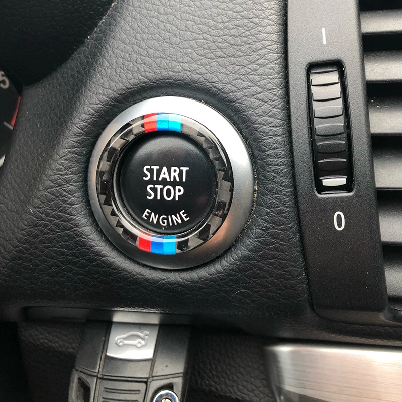 1 шт. декоративное кольцо из углеродного волокна для BMW серии 3 5 E87 E90 E60 320 |