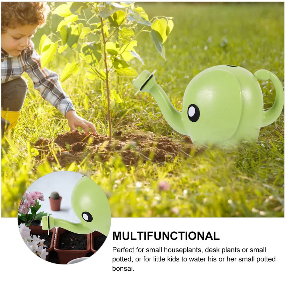 

2pcs Elephant Design Watering Pots Watering Cans Home Watering Kettles