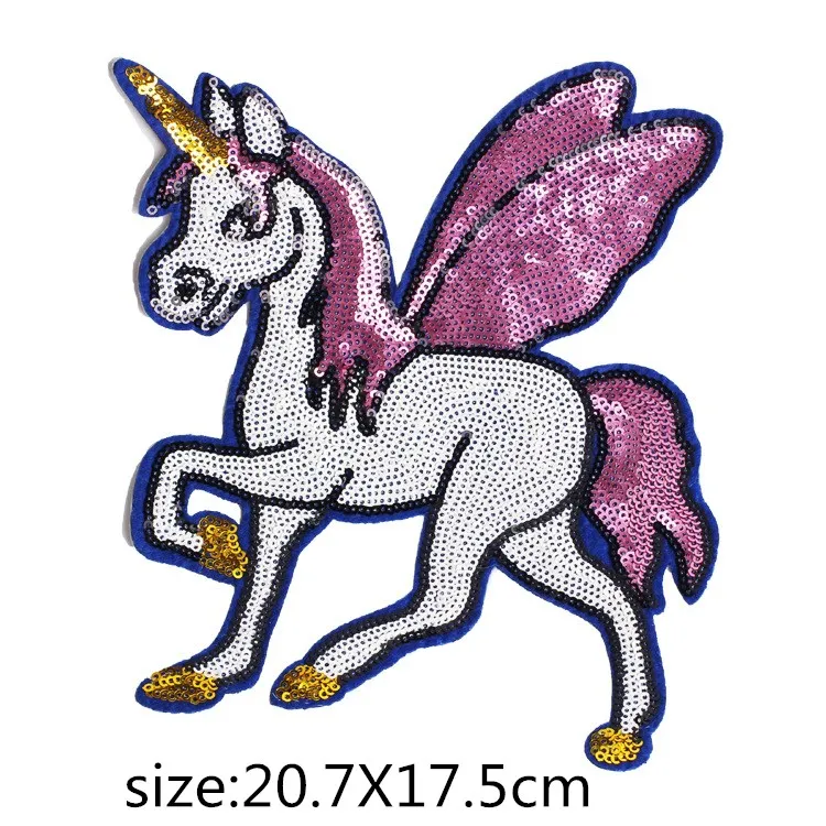 ZOTOONE мультфильм Единорог утюгом нашивки для одежды вышивка полоса на одежде