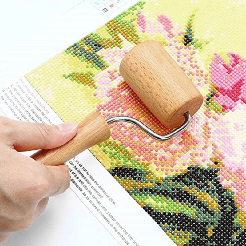 5D алмазная живопись инструмент ролик деревянный материал DIY аксессуары для