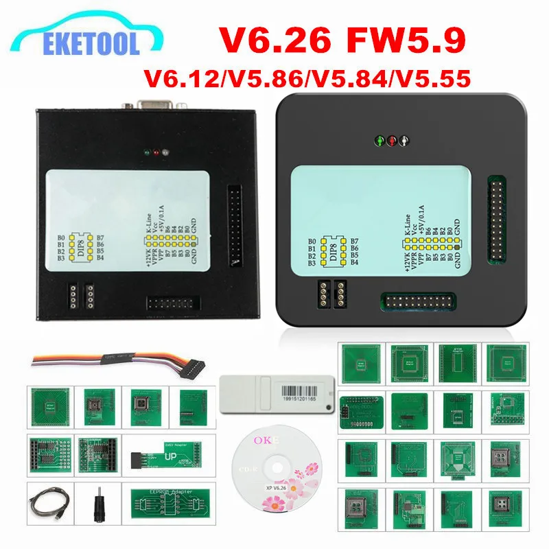 ПРОГРАММАТОР Xprog V6.26 последняя версия V6.12/V6.17/5 55 XPROG Box ECU добавьте больше