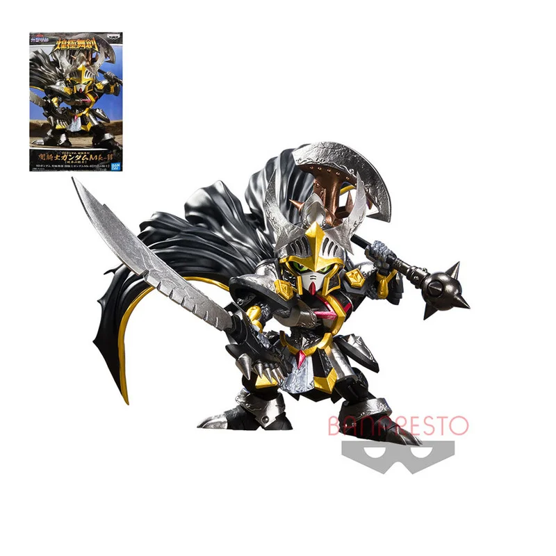 

BANDAI SD Warrior Gundam Mk-2 Round Table Dark Knight Model Kids Assembly Toy Robot Anime Action Figure Collections Puzzle Gifts