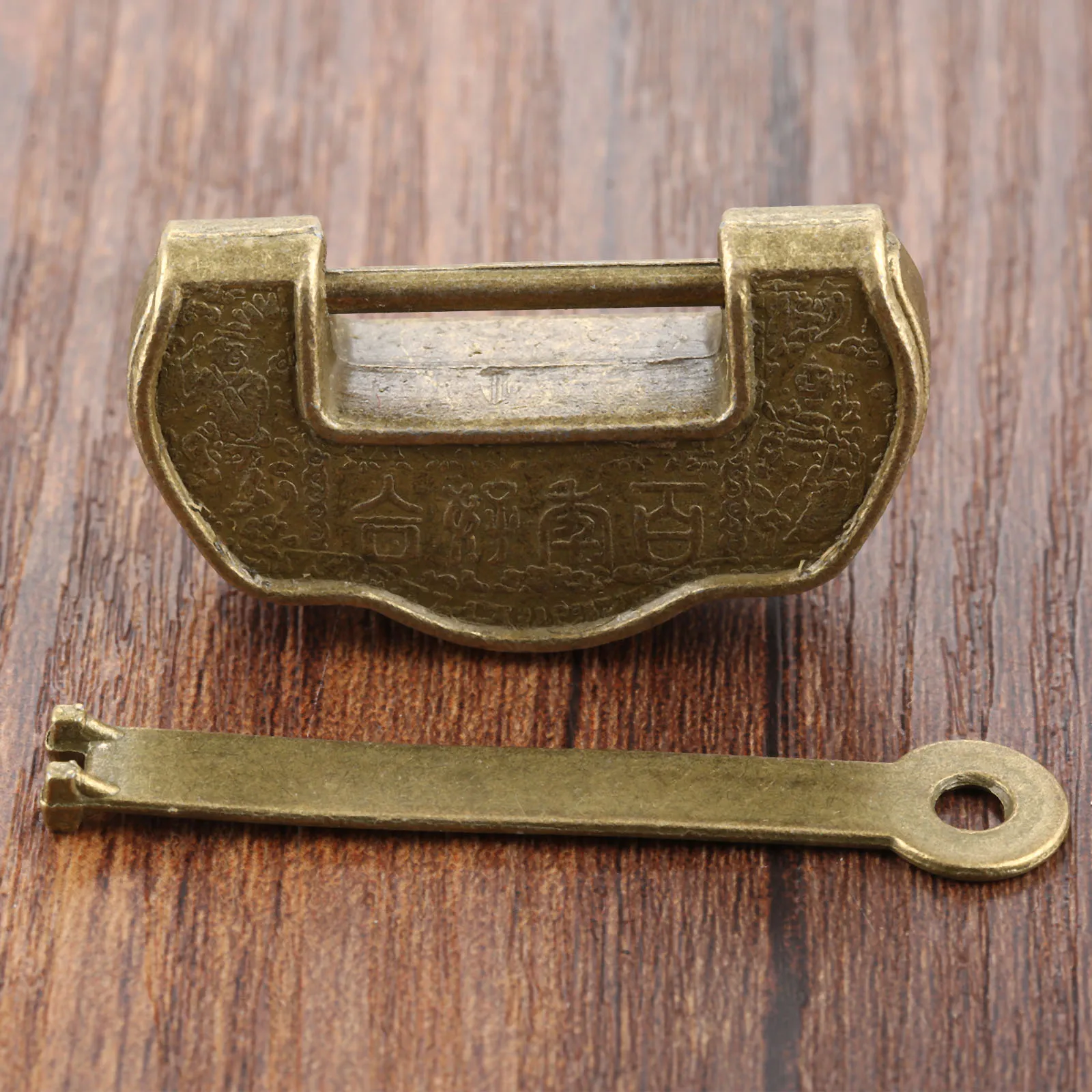 DRELD антикварная старинная китайская навесной замок для деревянного ящика Ящик