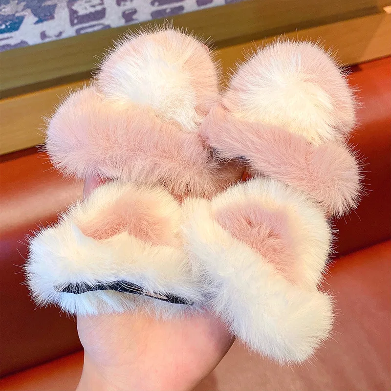 

Winter Cute Hair Clips Cartoon Rabbit Ears Plush Hairpin For Girls Lovely Barrettes Fashion Hair Accessories заколка для волос